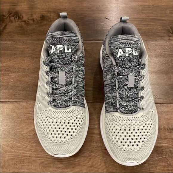 APL Techloom Pro Trainer Sneakers Prestine /Heather Gray/White Knit US 7 NWOB - Picture 2 of 9